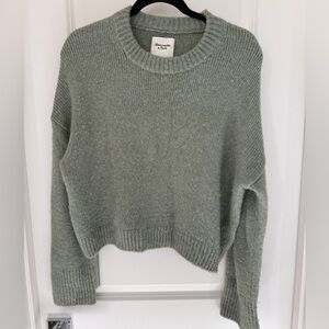 Abercrombie & Fitch Women's Sage Crew Neck Sweater